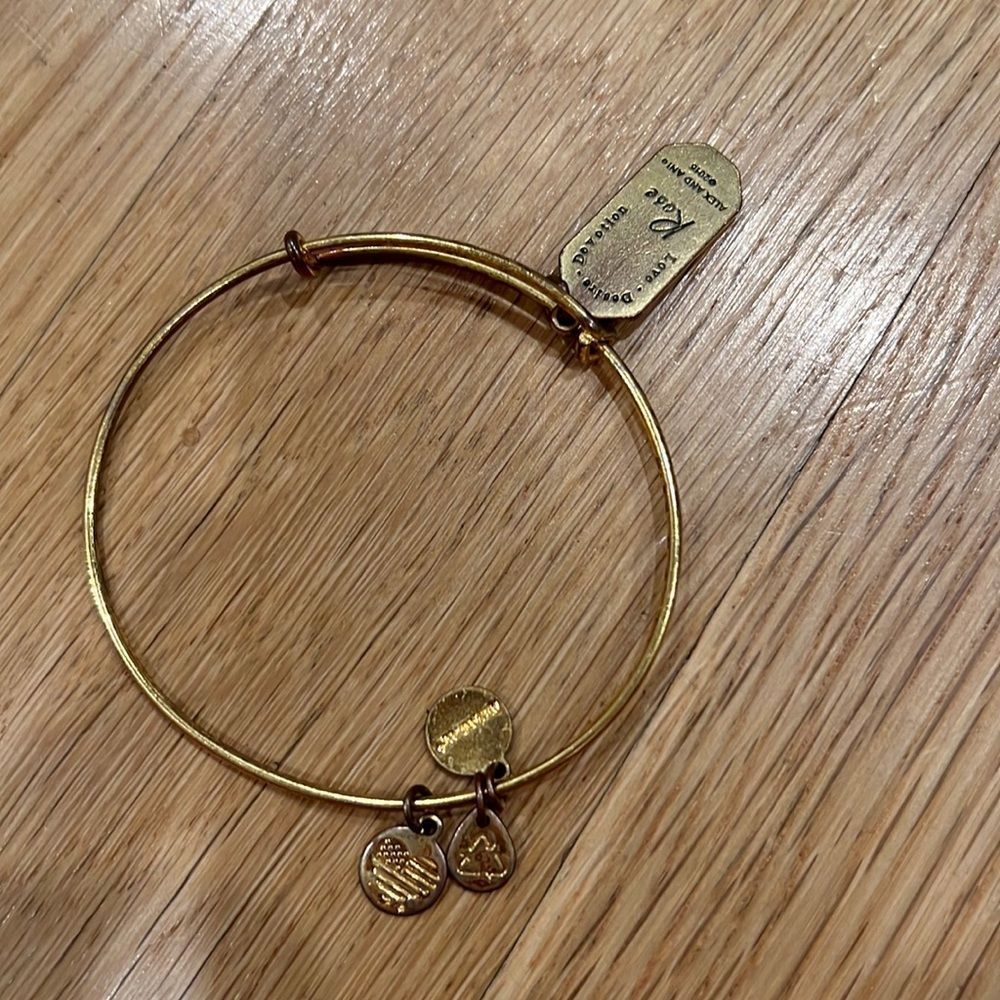Alex & Ani golden rose bracelet